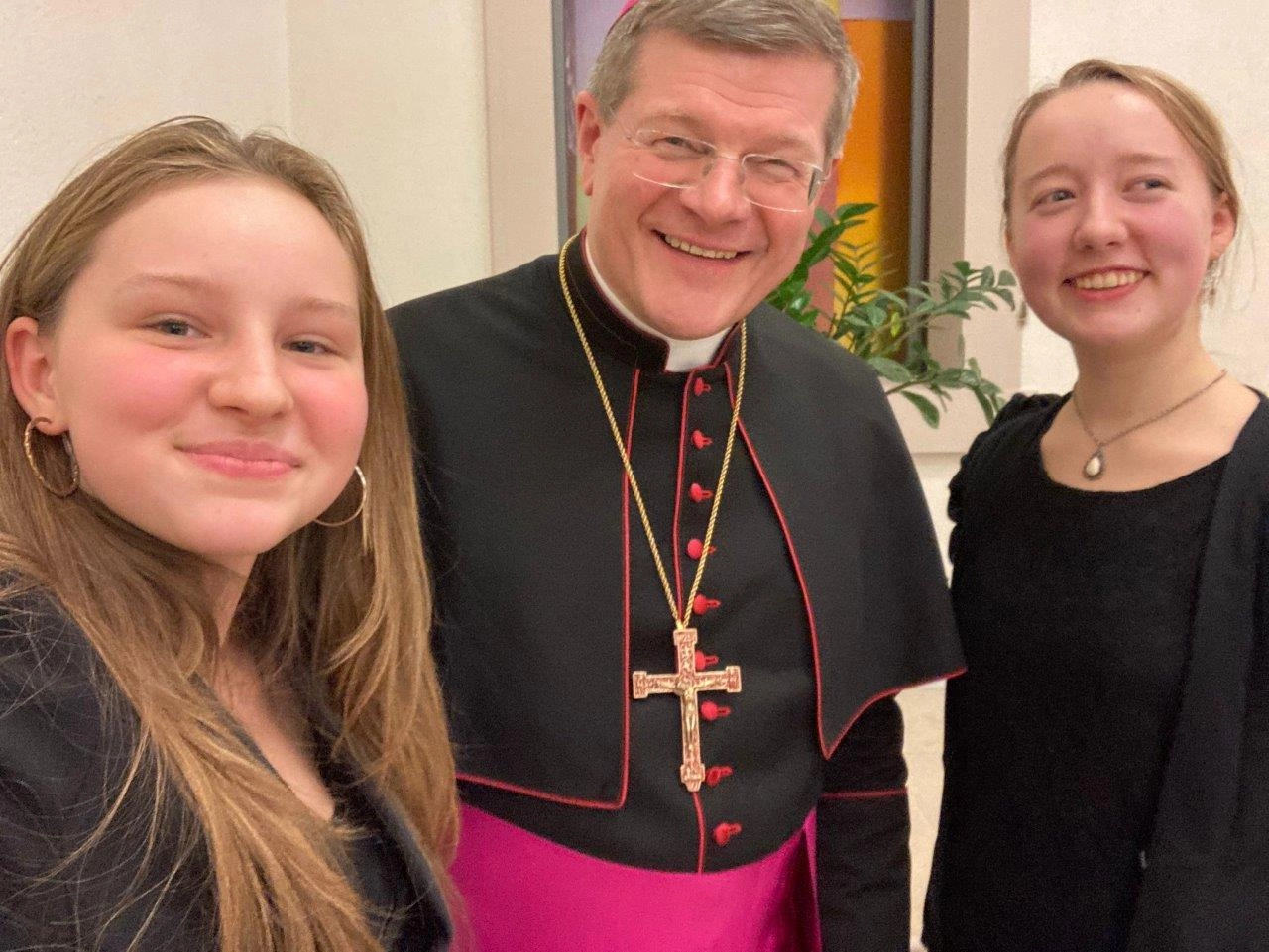 2024 01 Lender Gymnasium Musik Neujahrsempfang beim Erzbischof (1)