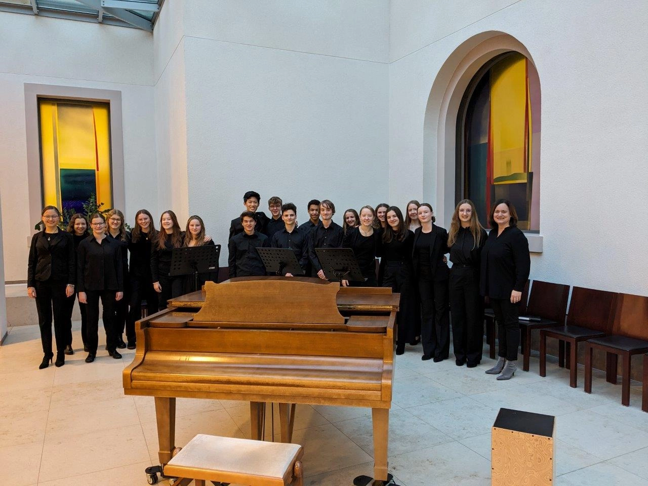 2024 01 Lender Gymnasium Musik Neujahrsempfang beim Erzbischof (2)
