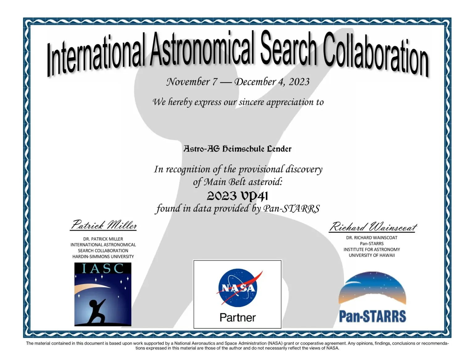 2025 01 Lender Gymnasium Astro AG Asteriodensuche (2)