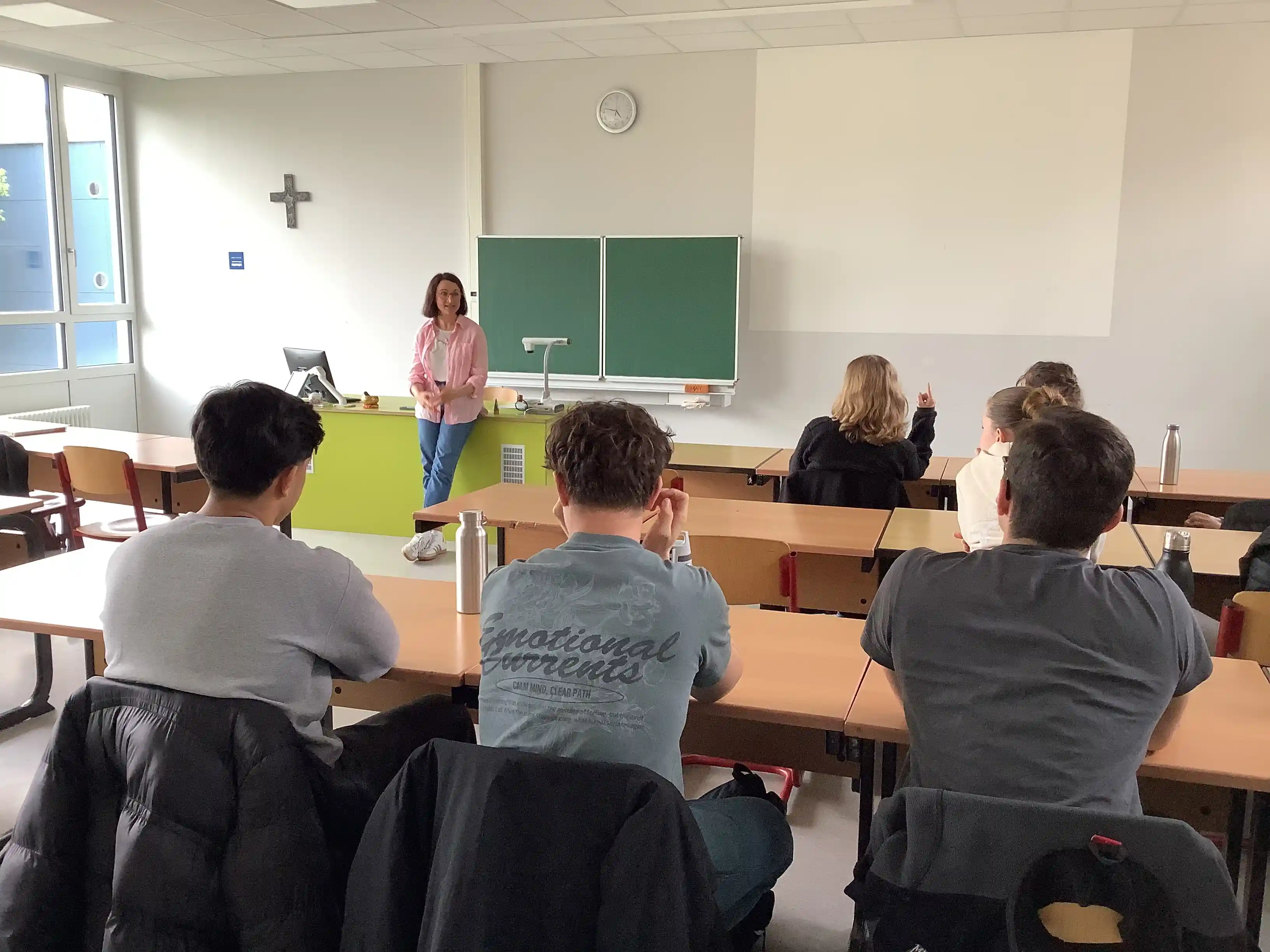 2026 04 Lender Gymnasium GK Besuch Merkel