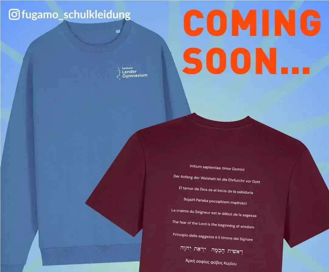 2026 07 Ankündigung Schulkleidungsaktion Coming Soon
