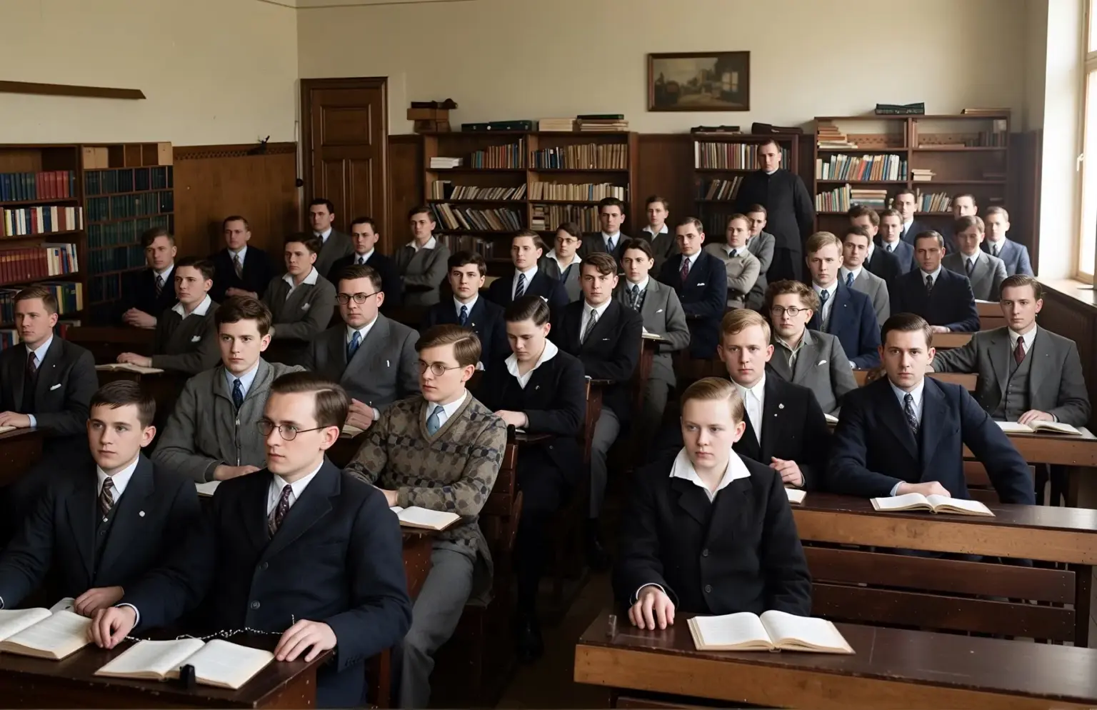 2026 10 Lender Gymnasium Der erste Sasbacher8 KI bearbeitet 1929 Oberprimaner